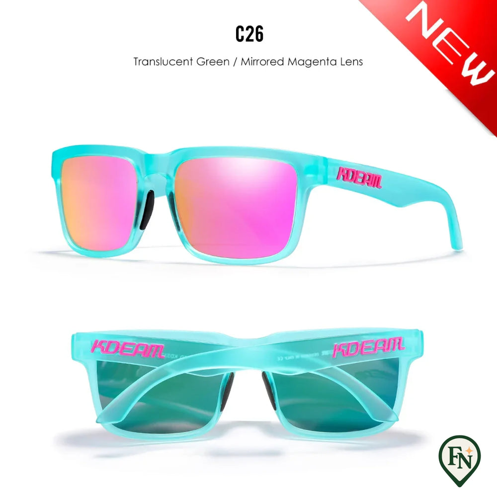 Gepolariseerde Zonnebril C26 mirrored magenta