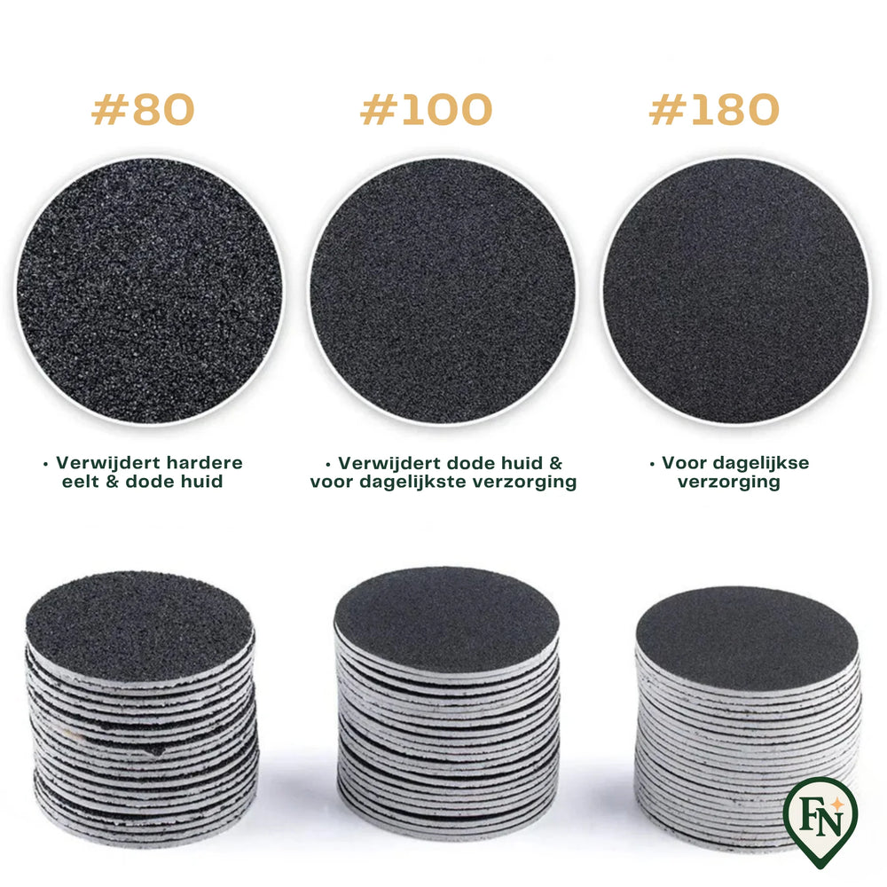 Vervangbaar Schuurpapier 60 Stuks