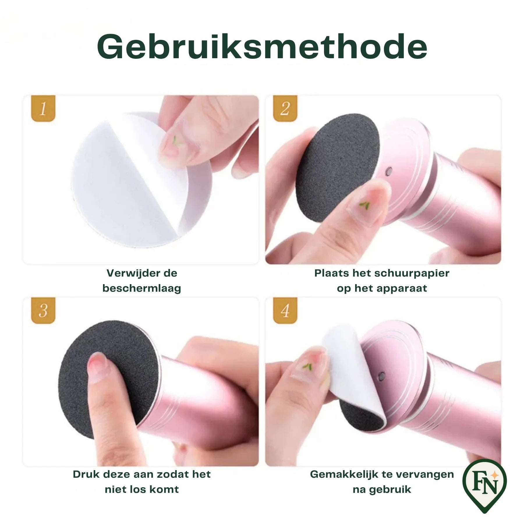 Vervangbaar Schuurpapier 60 Stuks