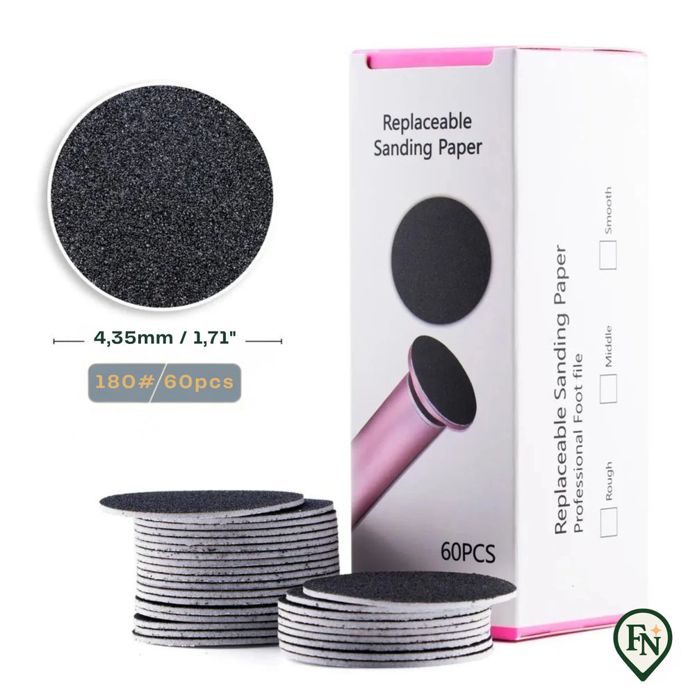 Vervangbaar Schuurpapier 60 Stuks