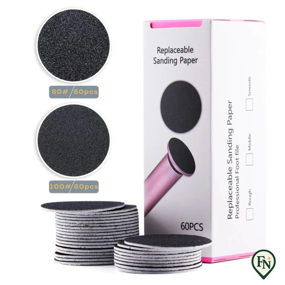 Vervangbaar Schuurpapier 60 Stuks