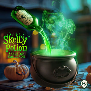 SkellyPotion™ Skeleton Cauldron – Laat Halloween Bruisen van Magie