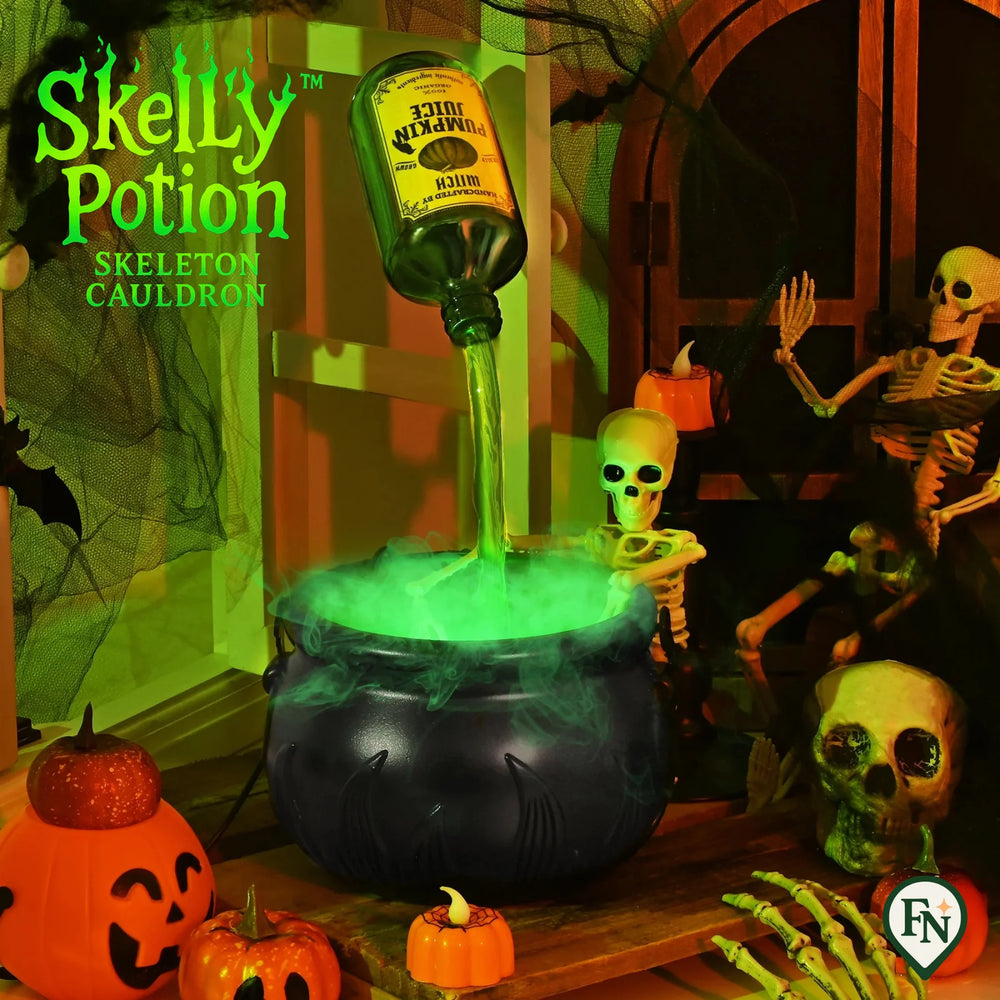 SkellyPotion™ Skeleton Cauldron – Laat Halloween Bruisen van Magie