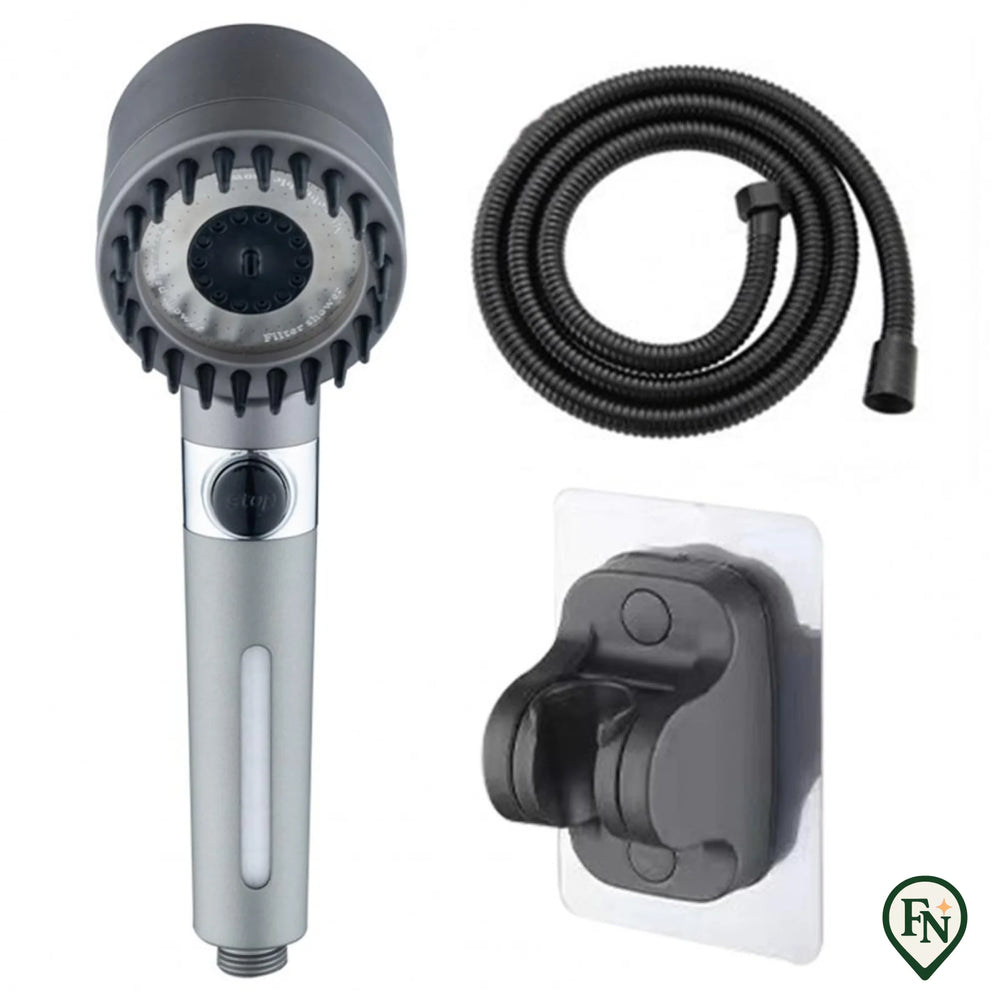 SpaFlow™ - Douchekop voor stoom rust & luxe Douchekop: +EXTRA Doucheslang + Ophangstang