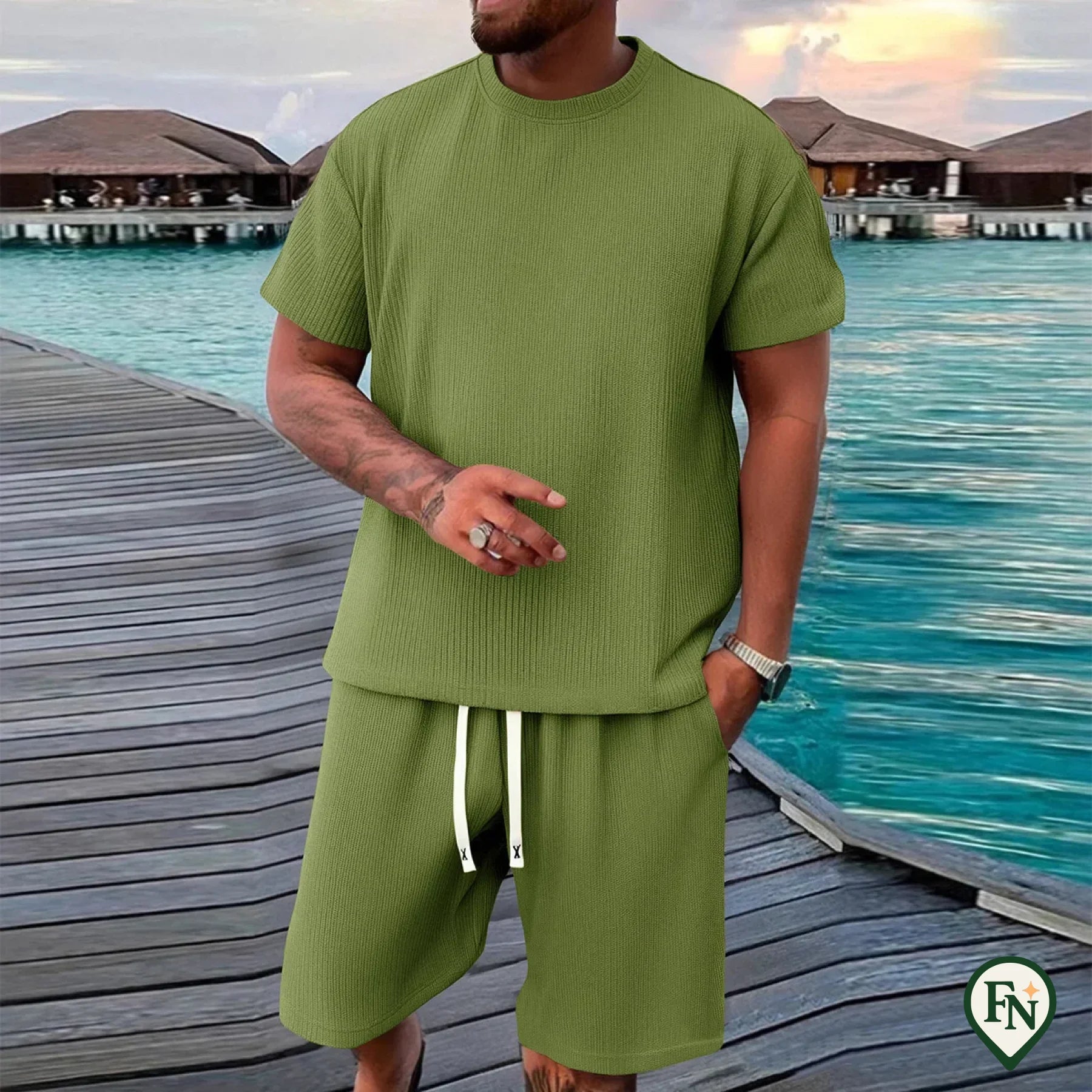 Summer Flex Set Groen / S