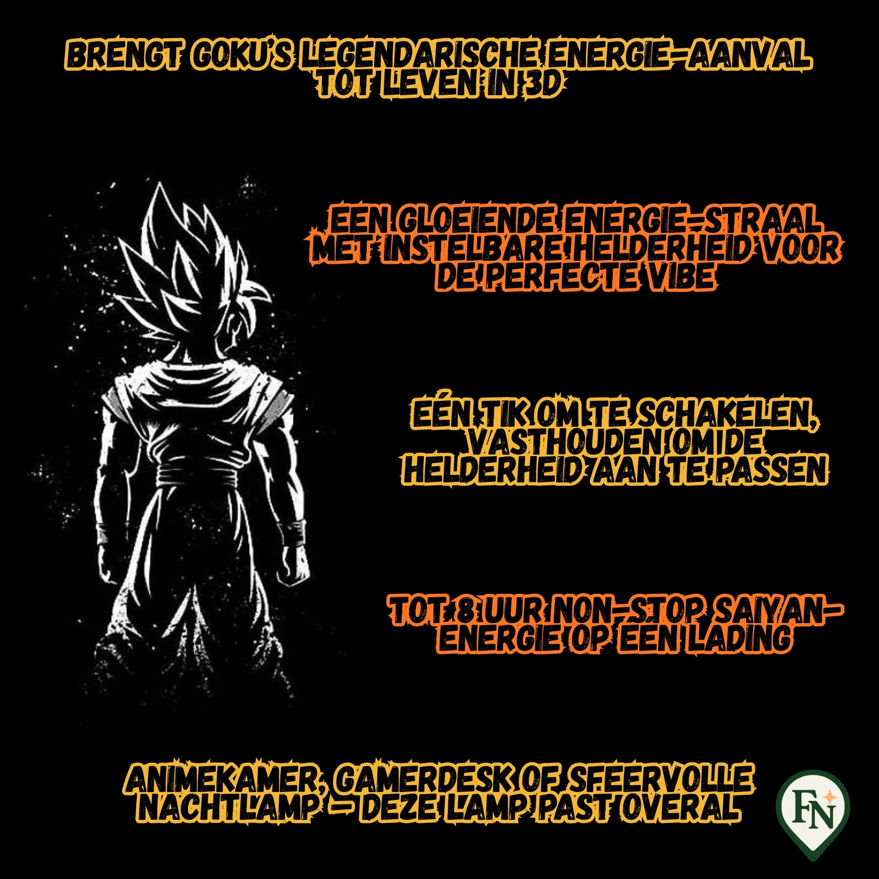 Super Saiyan Ki™ Blast Light – Breng Goku’s Energie Tot Leven