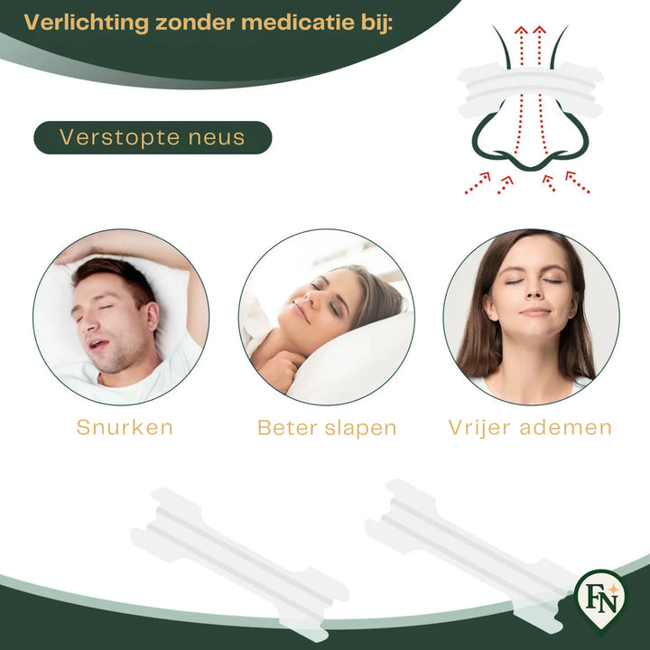 Transparante Neusstrips