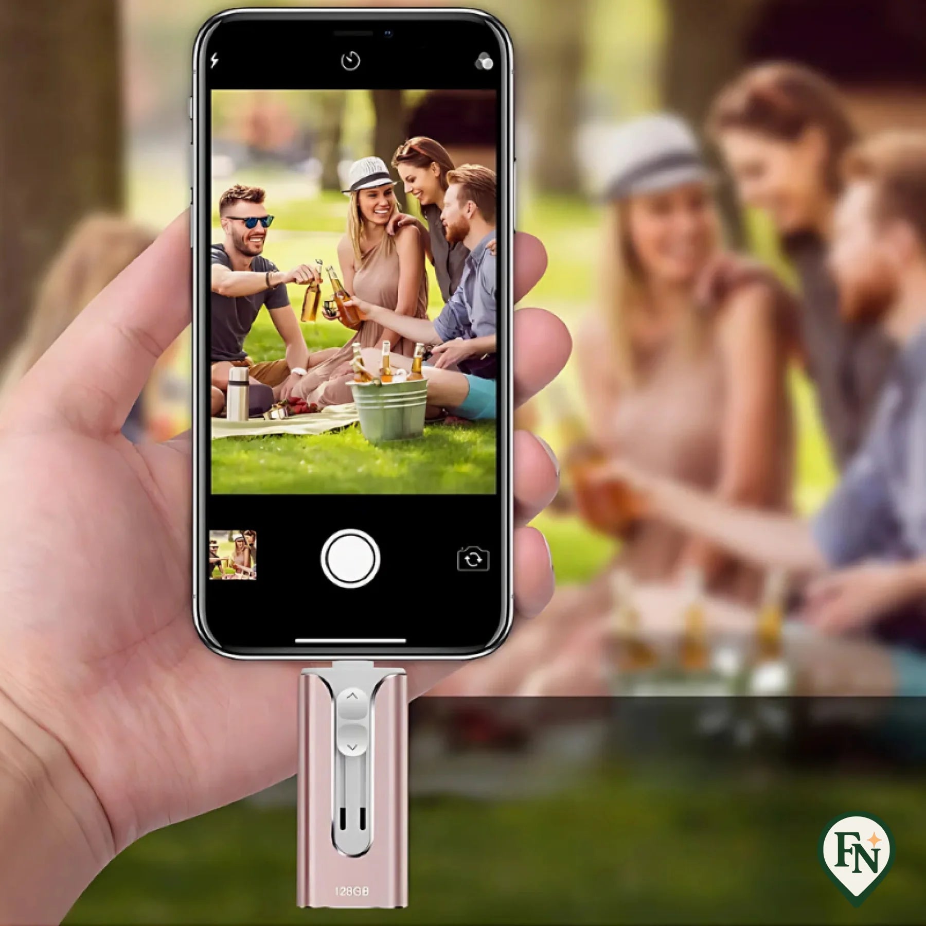 Vaultix™ - Multi 4‑In‑1 USB-Flashdrive