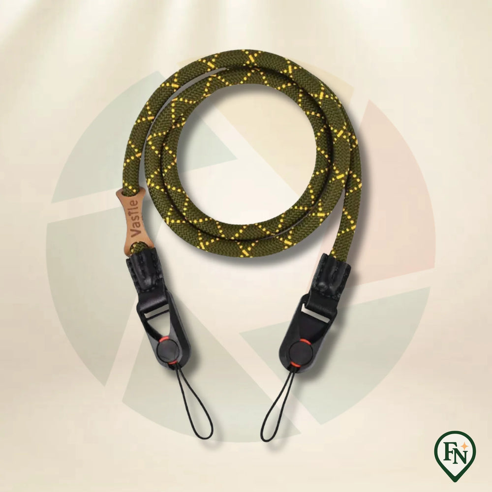 VintaShot™ Schouderriem Groen-Streep(dik)