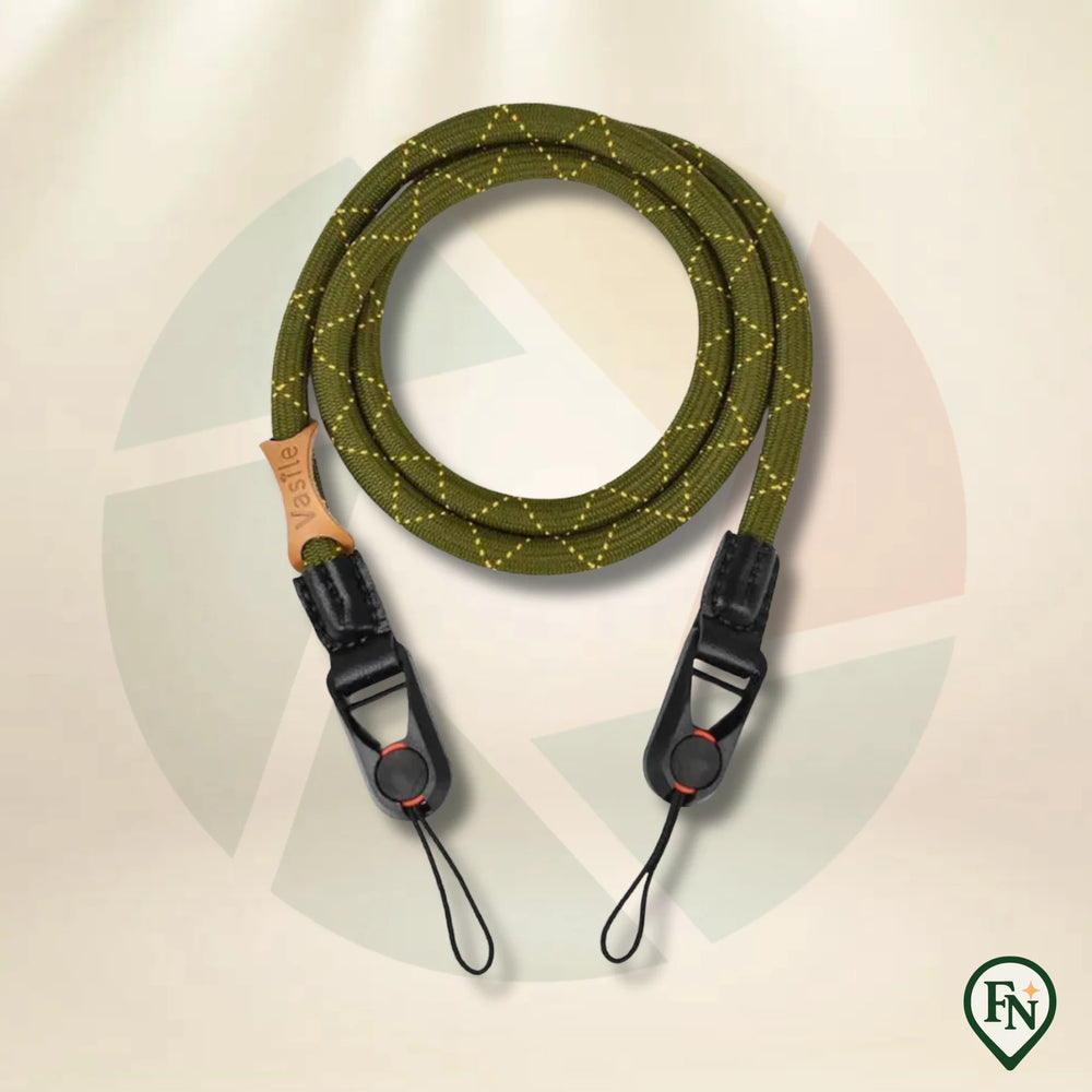 VintaShot™ Schouderriem Groen-Streep(dun)