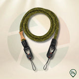 VintaShot™ Schouderriem Groen-Streep(dun)