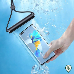 Waterdichte Telefoonhoes Zwart / 7,2 inch